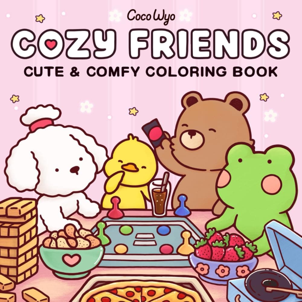 Cozy Friends: Coloring Book